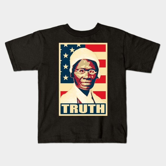 Sojourner Truth Kids T-Shirt by Nerd_art